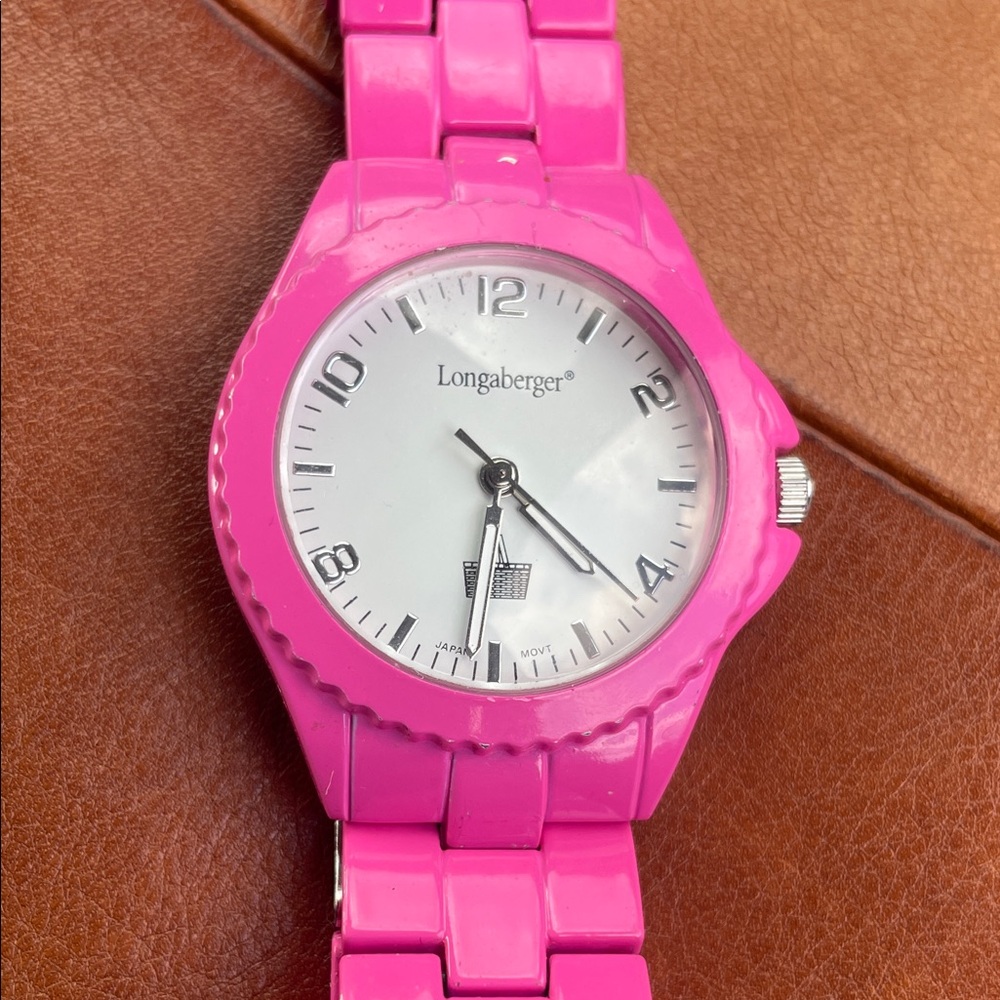 Longaberger Pink Watch